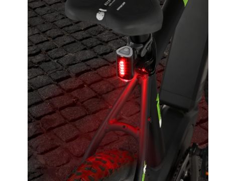 ZESTAW LAMPEK ROWEROWYCH LED Oświetlenie rowerowe FISCHER 50363 USB - 7