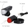 ZESTAW LAMPEK ROWEROWYCH LED Oświetlenie rowerowe FISCHER 50363 USB - 4