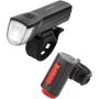 ZESTAW LAMPEK ROWEROWYCH LED Oświetlenie rowerowe FISCHER 50363 USB - 3