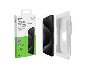 Belkin ScreenForce UltraGlass szkło ochronne do iPhone’a 15 Pro Max, 2 szt.