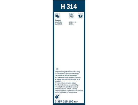 Bosch 3 397 015 100 Pióro wycieraczki - 4