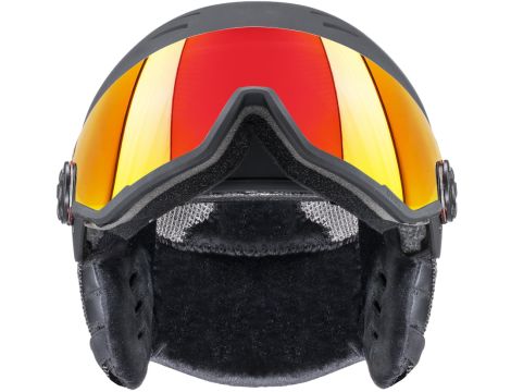 KASK narciarski Uvex Wanted Visor Black Mat r. 54 - 58 cm CZARNY - 4