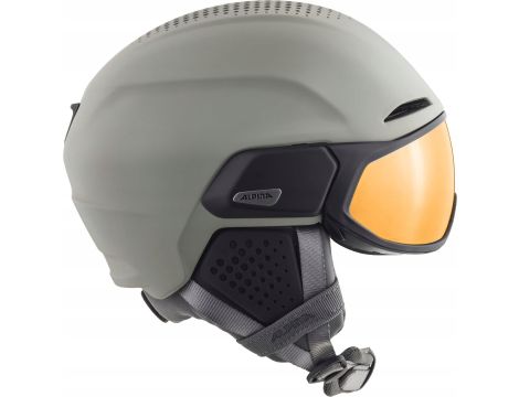 Kask Narciarski Alpina Alto Q-Lite Moon-Grey Matt (Gold Mirror) 55-59 - 4