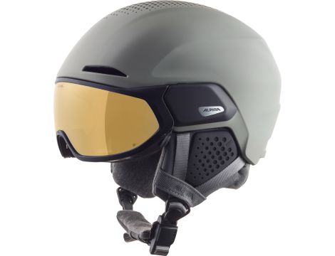 Kask Narciarski Alpina Alto Q-Lite Moon-Grey Matt (Gold Mirror) 55-59