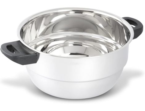 KSJONE Stal nierdzewna 5 szt. Multi Kadai z pokrywką ze stali nierdzewnej - 5