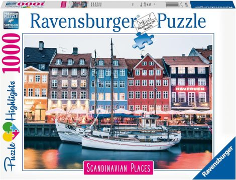 Puzzle 2D 1000el skandynawskie miasto Ravensburger - 3