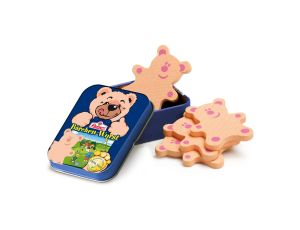 Niedźwiadki salami w puszce