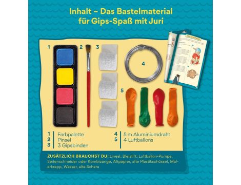 Die Schule der magischen Tiere - Gips-Spaß mit Juri: Bastel-Set - 4
