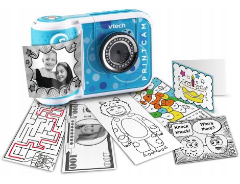 Aparat fotograficzny dla dzieci VTech KidiZoom PrintCam 2 Mpx niebieski - 3