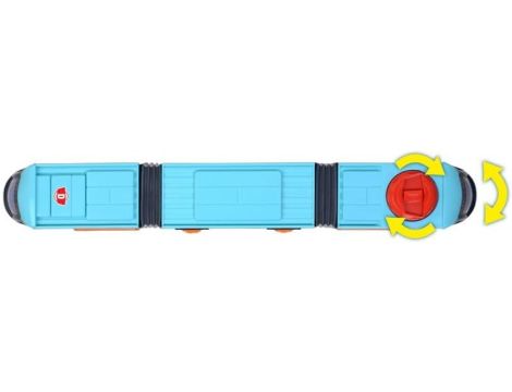 Tramwaj Przegubowy 40 cm Siemens Miejski Dickie - 2