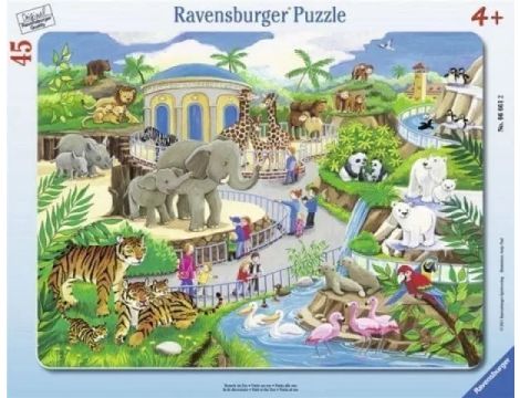 Ravensburger 06661 Puzzle dla dzieci „Wizyta w zoo” 45ELEMENTÓW Ż12 - 2
