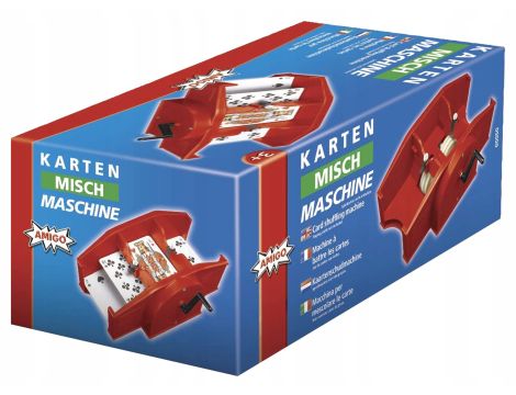 Maszynka do mieszania kart Amigo 5000 czerwona - 3
