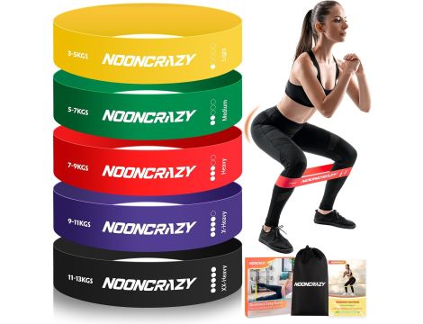 NOONCRAZY Taśmy do fitnessu zestaw 5 sztuk - 2