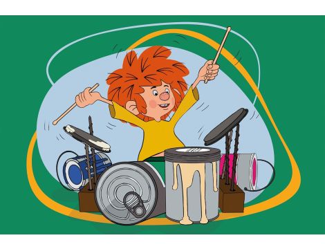Puzzle dla dzieci - Gra na perkusji - Schmidt Spiele 56491 - 4