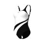ARENA One Piece Swimsuit Women's Swim Pro Back Graphic 38 Czarno-biały - 2