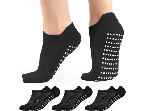 Skarpety do jogi tańca 3 pary antypoślizgowe L 37-42 All Things Accessory - 2