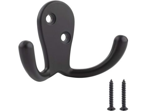 Wieszak na szlafrok 4 szt Amazon Basics AB4900-FB-5 czarny - 2
