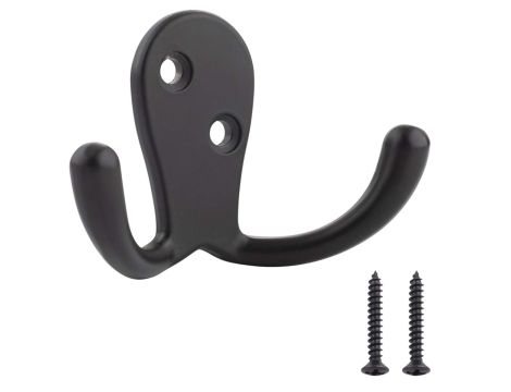 Wieszak na szlafrok 4 szt Amazon Basics AB4900-FB-5 czarny