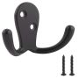 Wieszak na szlafrok 4 szt Amazon Basics AB4900-FB-5 czarny - 2