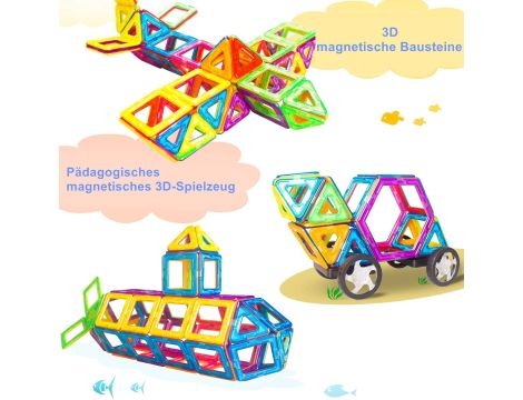 Klocki magnetyczne Condis Klocki magnetyczne 120 - 3