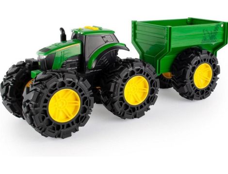 TOMY JOHN DEERE TRAKTOR MONSTER Z PRZYCZEPĄ 3+ - 3