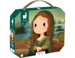 Puzzle w walizce Obraz inspirowany twórczością da Vinci Mona Lisa - image 2