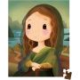 Puzzle w walizce Obraz inspirowany twórczością da Vinci Mona Lisa - 4