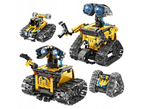 PROGRAMOWALNY ROBOT DUŻY ZESTAW KONSTRUKCYJNY APP I PILOT KONTROLA 4W1 - 6