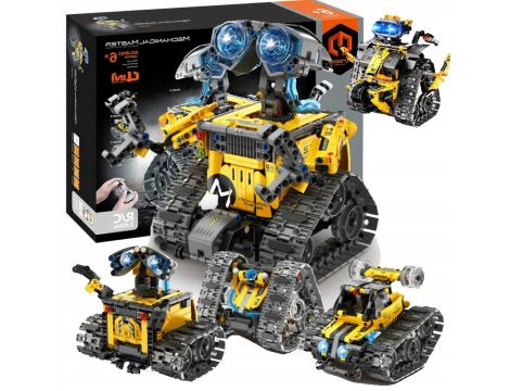 PROGRAMOWALNY ROBOT DUŻY ZESTAW KONSTRUKCYJNY APP I PILOT KONTROLA 4W1 - 2