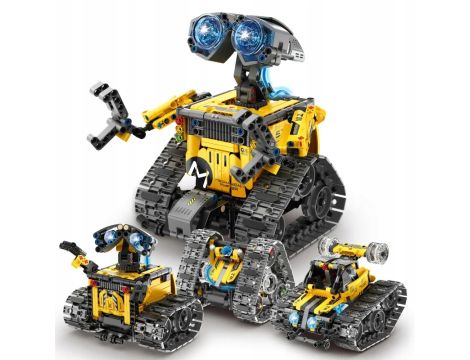 PROGRAMOWALNY ROBOT DUŻY ZESTAW KONSTRUKCYJNY APP I PILOT KONTROLA 4W1 - 3