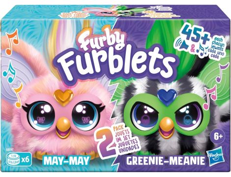 Furby Furblets Wild & Wonderful 2-pak elektronicznych pluszowych zabawek - 3
