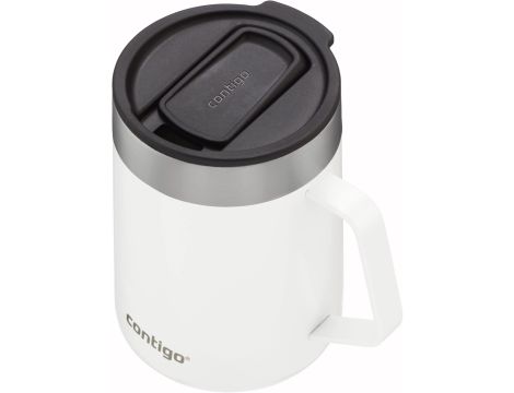 Kubek termiczny STREETERVILLE biały z uchem 420 ml - 3