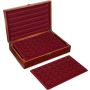 KUFEREK DREWNIANY NA 60 MONET MONETY 63x63MM - 6