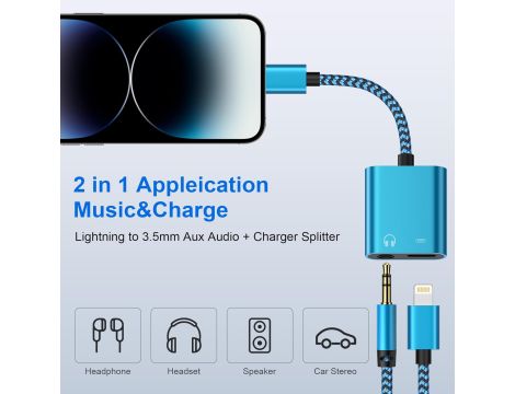 Adapter do słuchawek i ładowania iPhone - 3