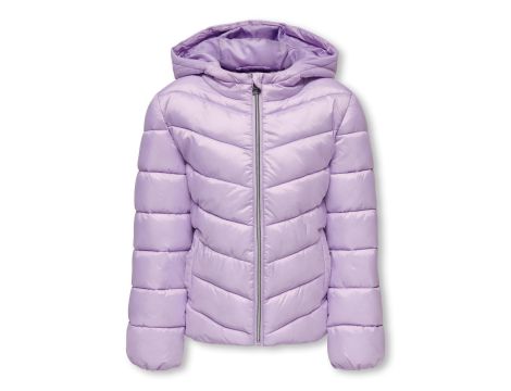 Kurtka Dziewczynki 164 Pastelowy liliowy