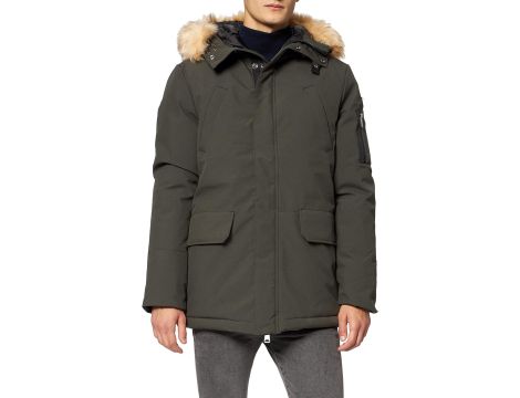 Kurtka parka męska, Khaki, rozmiar L Schott Nyc - 2