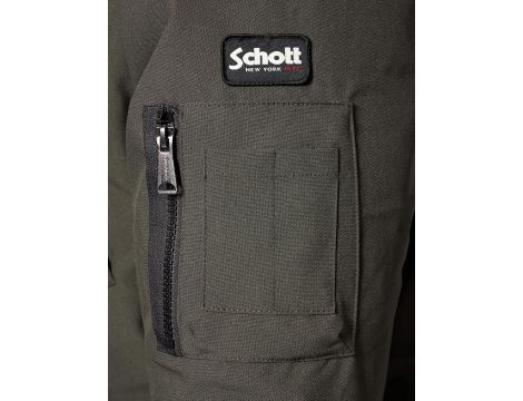 Kurtka parka męska, Khaki, rozmiar L Schott Nyc - 4