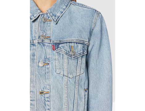 KURTKA SPORTOWA LEVI'S DAMSKA JASNO NIEBIESKA Rozmiar: S - 4