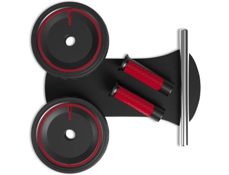 Kółko roller DO ćwiczeń mięśni brzucha Trenażer brzucha z nakolannikami - 3