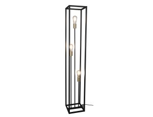 Lampa podłogowa Trio RL Vito E27 40 W czarny