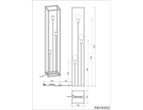 Lampa podłogowa Trio RL Vito E27 40 W czarny - 4