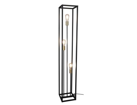 Lampa podłogowa Trio RL Vito E27 40 W czarny