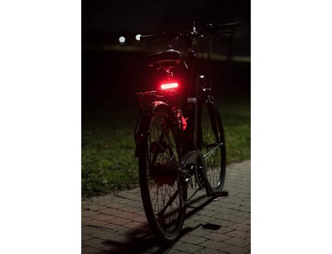 Lampa rowerowa tylna LED akumulatorowa FISCHER FAHRRAD czarny - 5