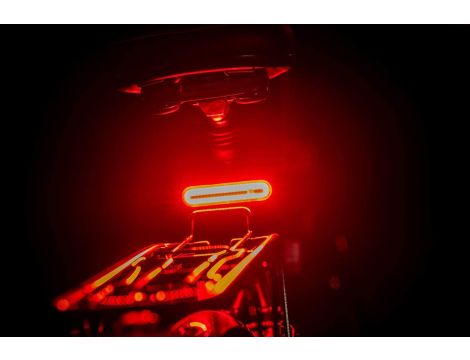 Lampa rowerowa tylna LED akumulatorowa FISCHER FAHRRAD czarny - 4