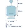 Lampa sufitowa Kids E27 wielokolorowy - 6