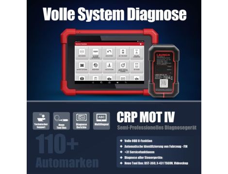 Launch Creade Professional MOT IV 2024 urządzenie diagnostyczne - 7