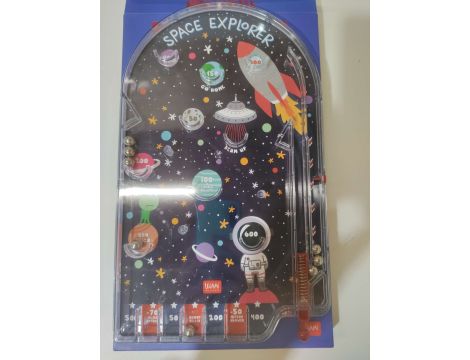 Legami - Mini Flipper Przenośna gra 177x29 cm Theme Space PBG0004 przestrzeń - 2