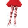 LEG AVENUE rajstopy damskie PLUS SIZE biały/czerwony - 3