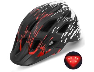 Lekki kask rowerowy z tylnym światłem - image 2