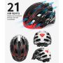 Lekki kask rowerowy z tylnym światłem - 4